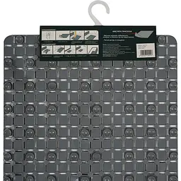 Килимок для ванної Eco Fabric Мозаїка 69х38 см сірий (6938-001) - мініатюра 6