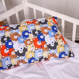 Подушка антиалергенна MirSon Kids Time 20-0032 Colored bears 40х60 см (2200009669088) - мініатюра 3