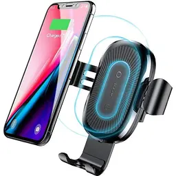 Автотримач з бездротовою зарядкою Baseus Gravity Car Mount (Air Outlet) 1.67A 10 W WXYL-01 - мініатюра 3