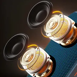 Bluetooth Колонка WIWU H6 Thunder Wireless Speaker Blue - мініатюра 5