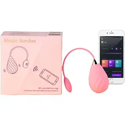 Віброяйце Magic Motion Sundae 19 см рожевий