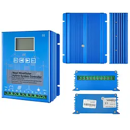 Спіральний вітрогенератор 3 кВт V-3000 24V ном/макс 3kW/3.3kW, Зелений, 28kg - мініатюра 2