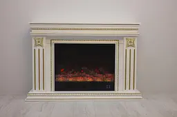 Електричний камін Valencia Gold Bluetooth звук потріскування дров 1500Вт (10080115) - мініатюра 3