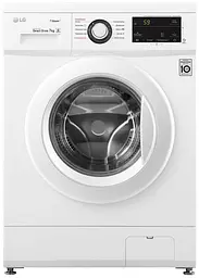 Пральна машина LG з фронтальним завантаженням F2J3HS0W, 7кг, 1200, A+++, Пар, глибина 44см, Дисплей, Інвертор, Білий (F2J3HS0W)
