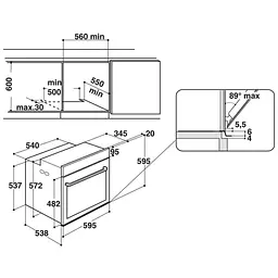 Духовой шкаф Whirlpool W7OS44S1H - миниатюра 7