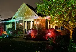 Лазерний проектор Star Shower Motion Laser Light (для будинку і вулиці) Blue - мініатюра 9