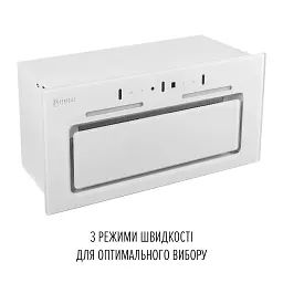 Витяжка повновбудована PERFELLI NUOVA 6QWR BIANCO SILENZIO - мініатюра 7
