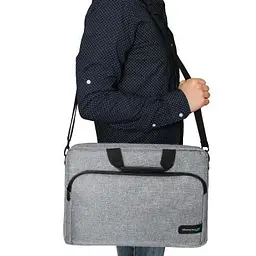 Сумка для ноутбука Grand-X 14-15" SB-149 soft pocket Grey (SB-149G) - мініатюра 9