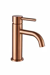 Змішувач для умивальника VBI Milano низький brushed copper VBI-050100BC