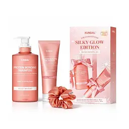 Набір для волосся для глибокого відновлення Holiday Silk Glow Edition Protein Bonding Care Set Violet Muguet Set 500ml+250ml