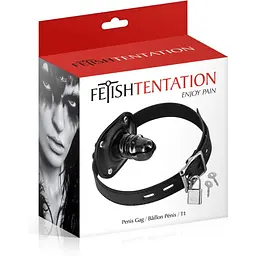 Кляп з маленьким фалоімітатором Fetish Tentation Penis Gag T1 - мініатюра 2
