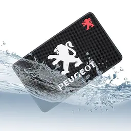 Антиковзний килимок торпеди з логотипом Peugeot - мініатюра 3