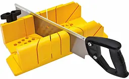Стусло Stanley з полістиролу з ножівкою та фіксаторами, 220х80х40 мм