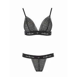 Комплект білизни Passion GLAMISS Set black L/XL - мініатюра 3
