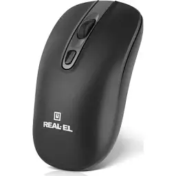 Комп'ютерна мишка Real-El RM-350W Wireless Black/Gray (EL123200043)