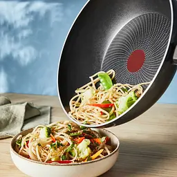 Сковорода Tefal ВОК So'' Light, 28 см, алюміній, бакеліт, чорний (H0561942) - мініатюра 2