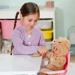 Лялька Baby Born Емма у костюмі ведмедика з аксесуарами 43 см (837115) - мініатюра 7