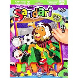 Фреска з кольорового піску "Sandart" Лев Danko Toys (Sa-02-01U,02U,03U...10U)