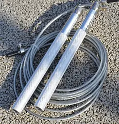 Скакалка швидкісна Power System PS-4064 Ultra Jump Rope Silver 2,75 м (PS_4064_Silver) - мініатюра 2