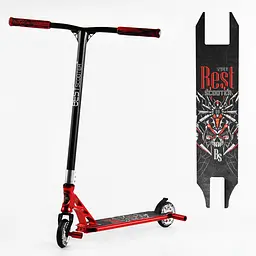 Самокат трюковий Best Scooter 60х85 см Червоний 000231643 - мініатюра 2