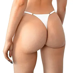 Сексуальні трусики зі стразовим написом Sexy Baby - Art of Sex колір Білий One size - мініатюра 2