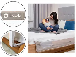 Бар'єр безпеки для ліжка Lionelo EVA (Beige) - мініатюра 6