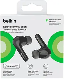 Навушники TWS Belkin Soundform Motion True Wireless чорний (AUC010BTBK) - мініатюра 9