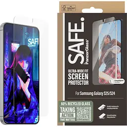 Скло захисне PANZERGLASS Samsung Galaxy S25 Ultra-Wide Fit w. Aligner (PG_SARNUWFG38388) - мініатюра 1