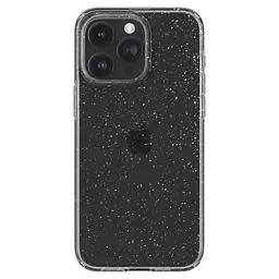 Прозорий чохол з блискітками Spigen Liquid Crystal Glitter для Iphone 15 Pro (6.1") Crystal Quartz ACS06701 - мініатюра 5