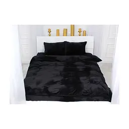 Постільна білизна MirSon Велюр Winter Frost 28-0007 Black Velvet Євро (2200004000466) - мініатюра 3