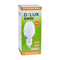 Лампочка Delux OLIVE ECO 80Вт E27 6500K 230В (90023330) - мініатюра 2
