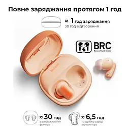 Бездротові навушники TWS Baseus AirNora 2 , ANC, Gradient Orange - мініатюра 11