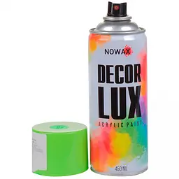 Флуоресцентна фарба Nowax Спрей 450 мл Зелена (green) NX48046 - мініатюра 3