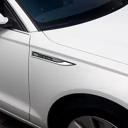 Емблема крила Land Rover 2шт 148×18мм чорні (метал) - мініатюра 3