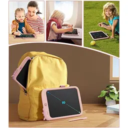 Дитячий LCD планшет для малювання Urmywo Єдиноріг 10” Multicolor рожевий (К1009pink) - мініатюра 6