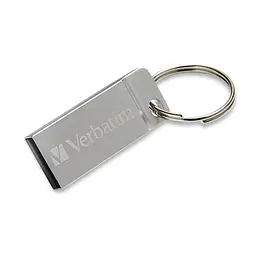 USB флеш накопичувач Verbatim 64GB Metal Executive Silver USB 2.0 (98750) - мініатюра 3