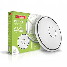 Cвітильник стельовий світлодіодний Eurolamp Smart light Penny (LED-SL-50W-T19) - мініатюра 2
