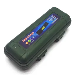 Ручний LED ліхтар COP Micro USB 2 в 1 кишеньковий XPE+COB 6991 - мініатюра 5