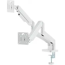 Настільний кронштейн для 2 моніторів Gembird MADA206W White 17–32 дюйми