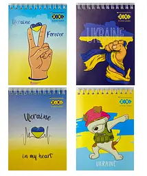 Блокнот на пружині Patriot Motion KIDS Line, А6, 40 аркушів, картонна обкладинка (В асортименті) - мініатюра 2