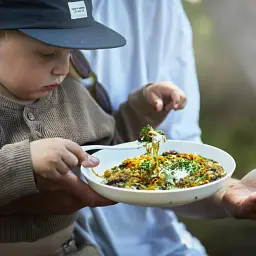 Ловилка Light my fire Swedish Spork little 2 in 1 2-pack sagegreen/cream - мініатюра 3