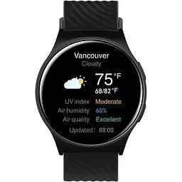 Смарт-годинник Motorola Moto Watch 120 Phantom Black (MOSWZ120-PB) [138667] - мініатюра 3
