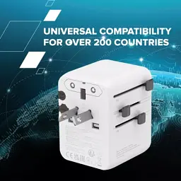 Зарядний пристрій Canyon OnTour 70 3xUSB-C + 2xUSB-A EU/UK/US/AUS 70W White (CNS-TA70W1006W) - мініатюра 6