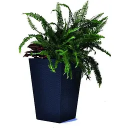 Горщик для рослин Keter Medium Rattan Planter сірий
