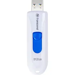USB флеш накопичувач Transcend 512GB JetFlash 790 White USB 3.1 (TS512GJF790W)