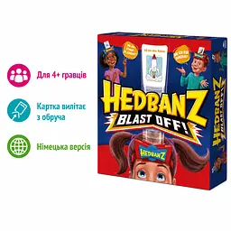 Настільна гра Хто Я? Spin Master Hedbanz Blast Off німецька версія для 4+ гравців від 6 років (SKU-204) - мініатюра 2