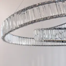 Підвісна люстра Friendlylight Dune M Chrome FL5209 - мініатюра 2