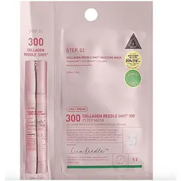 Двоетапна інтенсивна зміцнювальна маска з колагеном та мікроголками
VT Cosmetics Collagen Reedle Shot 300 2-Step Mask