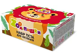 Тісто для ліплення Зірка Zooліпашки шоу-бокс Лев 140210 шоу-бокс 12 кольорів, 1.2 кг (60 шт. х 20 г) - мініатюра 2