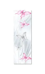 Декоративна наклейка на двері Ніжні Метелики ПВХ метелики Тварини Сірий 65х200 см Happy Pocket Z184661 - мініатюра 2